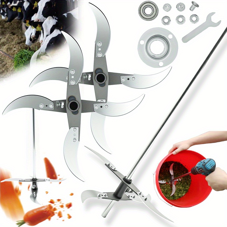 Gardening Tools Australia - 다기능 잔디 절단 칼날 세트, 야채