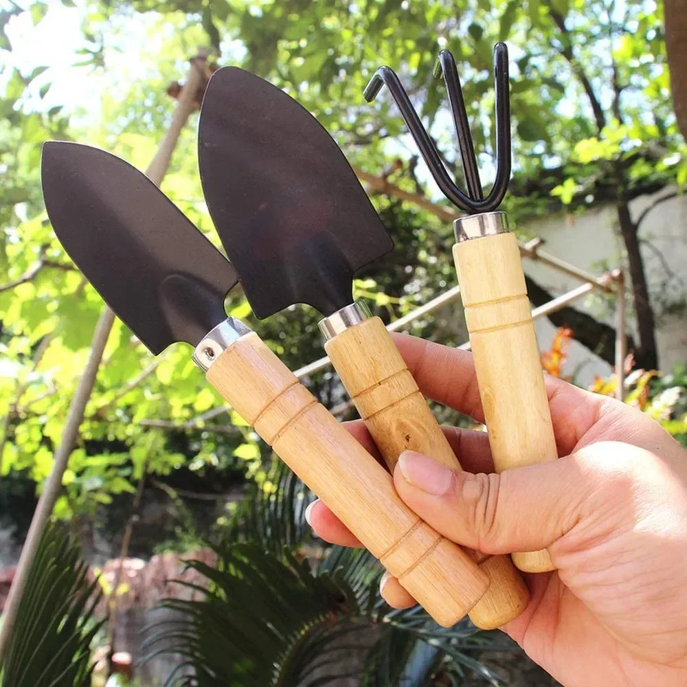 Gardening Tools Vegetables - 3개/세트 미니 정원 도구 세트 소형