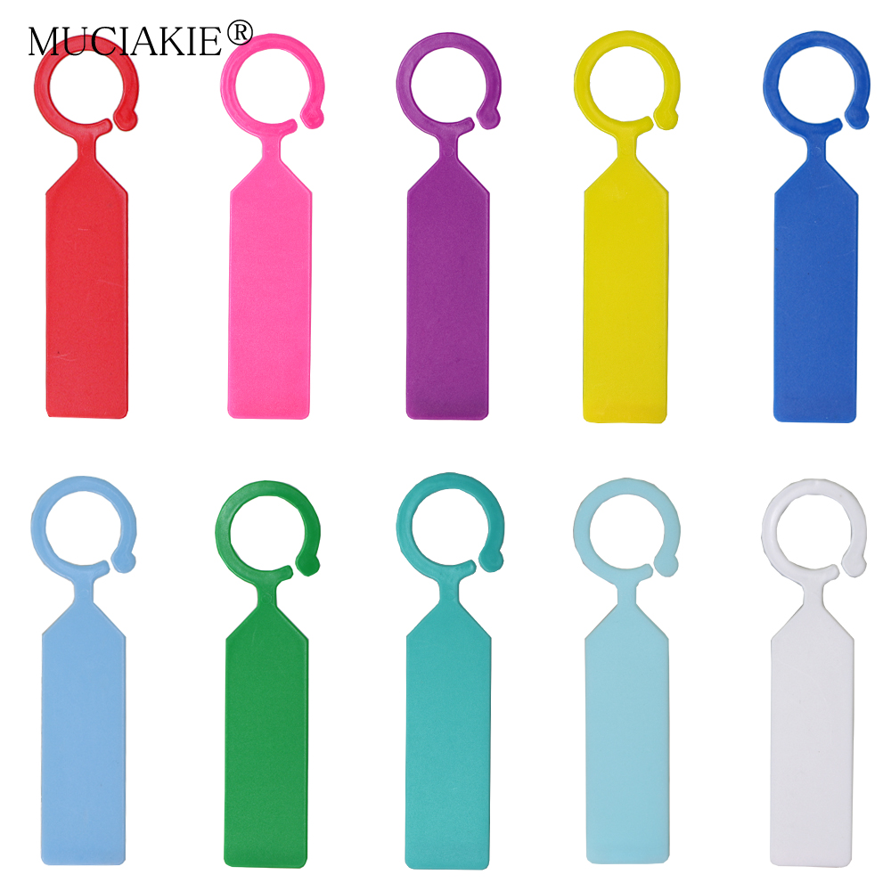 Garden Label Marker - MUCIAKIE 50PCS 반지 플라스틱 교수형 레이블