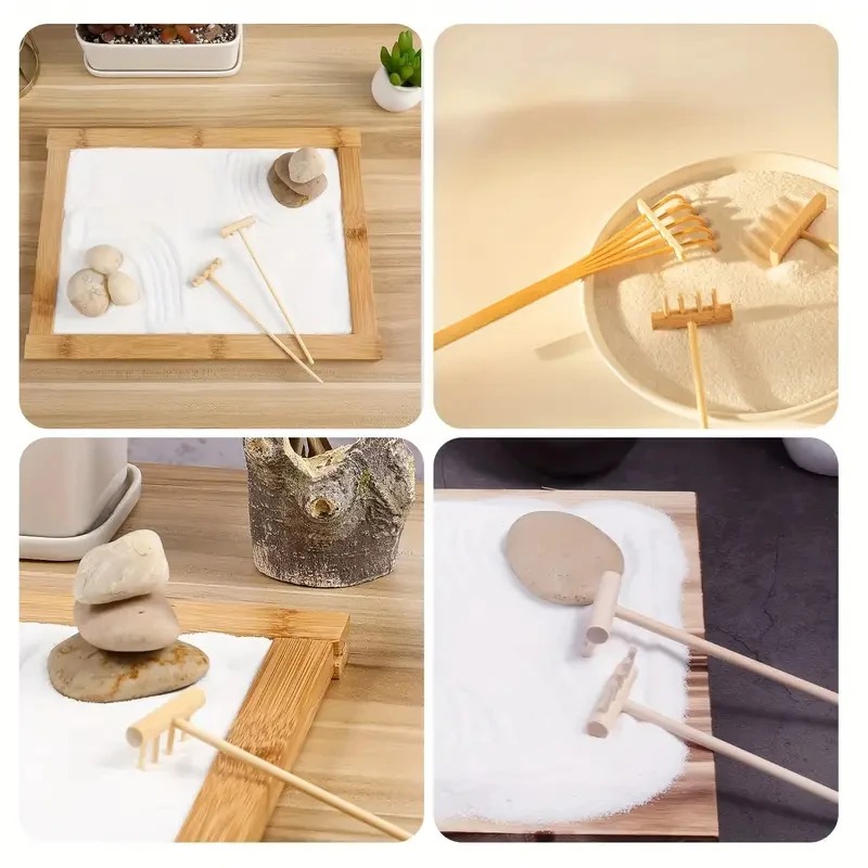2026New 6PCS 미니 젠 가든 레이크 세트/모래 - Gardening Tools Australia 리뷰 및 가격
