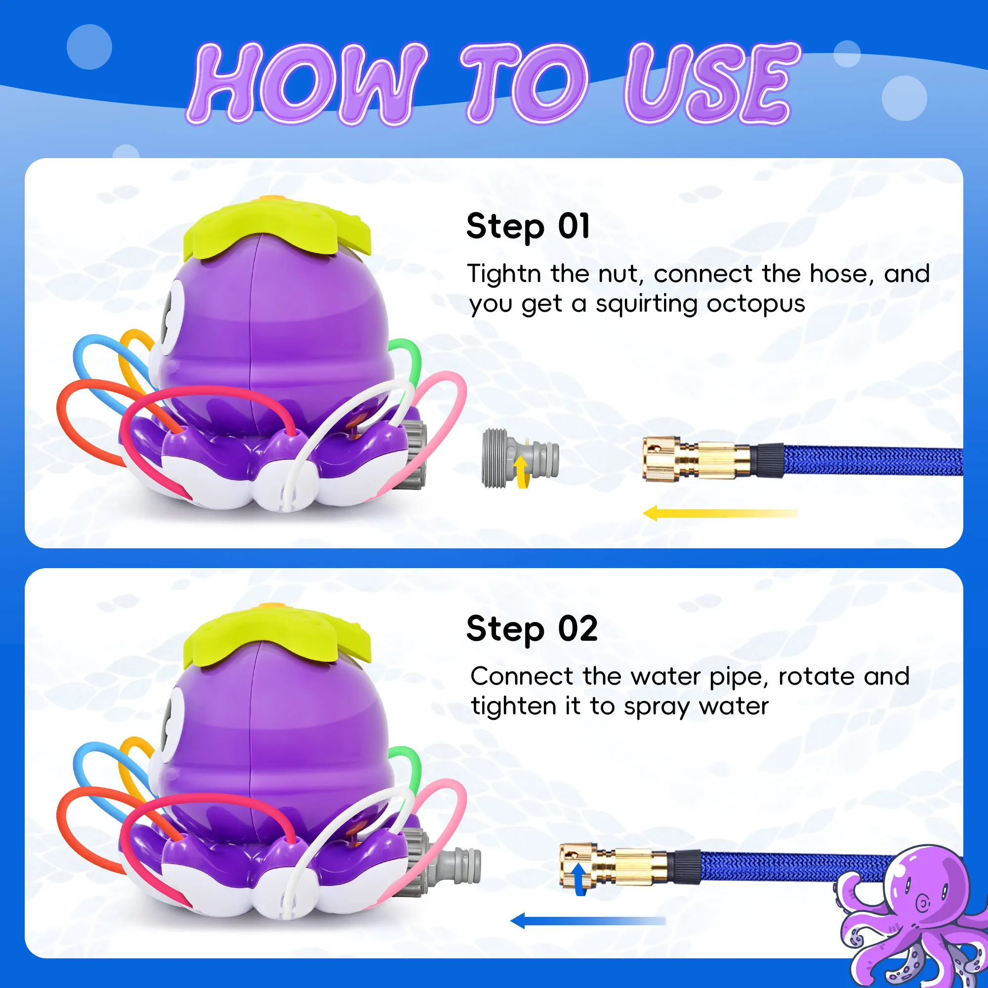 여름 야외 물놀이 장난감 문어 모양 물총 다채로운 물  - Gardening Tools For 10 Year Olds 리뷰 및 가격